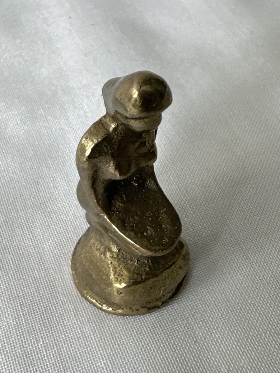 Statuette: Messing Figur, Weibliche Figur, Kunst, Statue, Dekoration – Usato da Zürich venduto da Chaeffeler