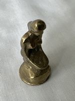 Messing Figur, Weibliche Figur, Kunst, Statue, Dekoration
