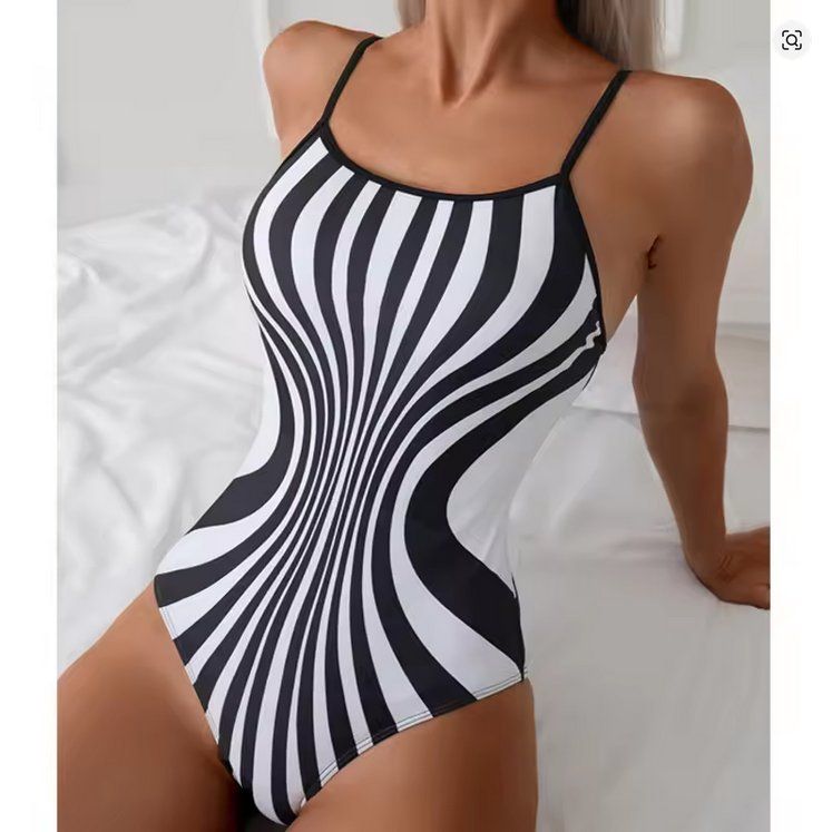 Costumi da bagno & Bikini: Blacki Whity Push-up Badeanzug - S M L XL – Nuovo e nell'imballaggio originale da Lausanne venduto da MONO-SELECTION