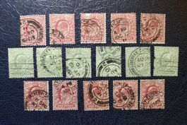 Lot timbres UK - Edward VII
