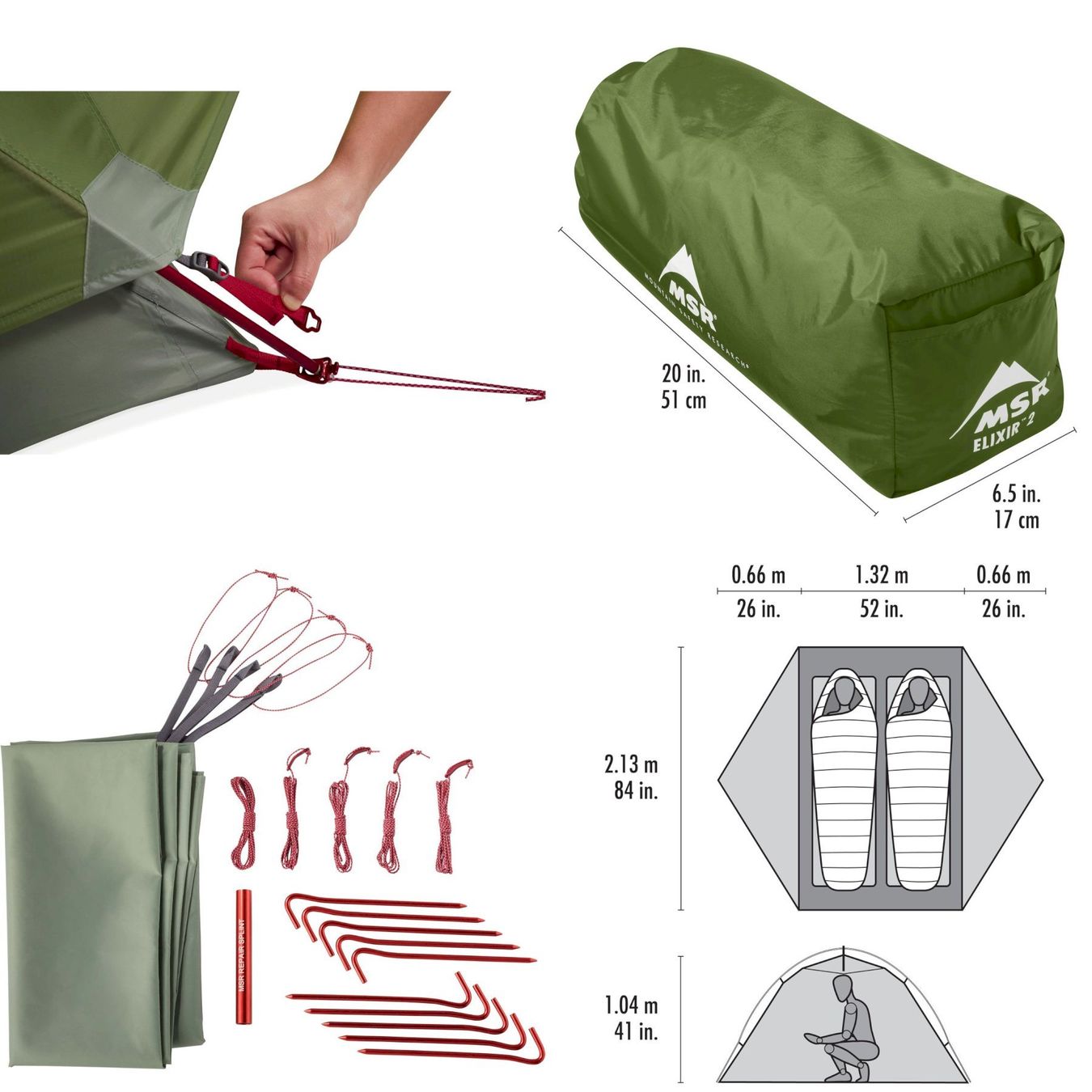 Msr Zelte: MSR Elixir 2 Rucksackzelt 2 Personen V3 – Neu und originalverpackt aus Bottighofen von zaap 8