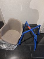 Stuhl aus Stoff, neuwertig, hellgrau, Top Zustand!