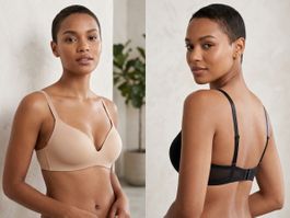 H&M Zwei BHs Set schwarz und beige 80B