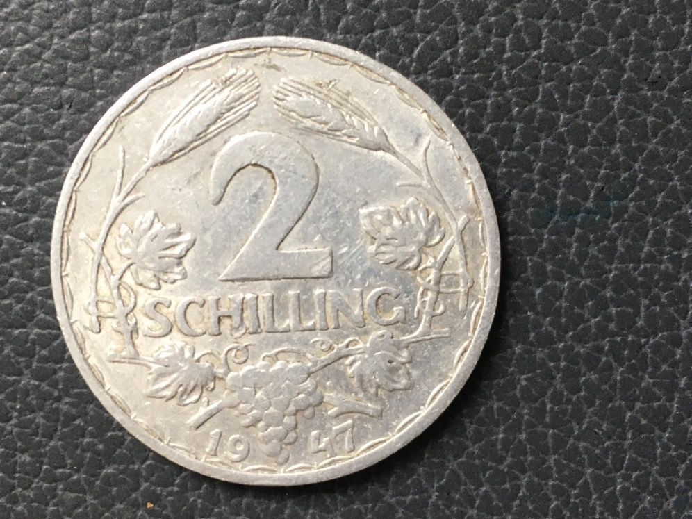 Tutti le monete: 2 Schilling Münze 1947 – Usato da Freienwil venduto da Hubi030