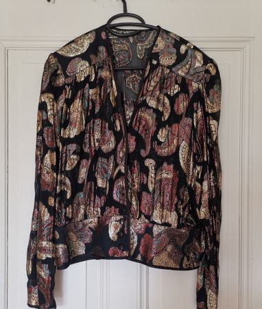 Vintage Glitzer Blusen Jäckli 