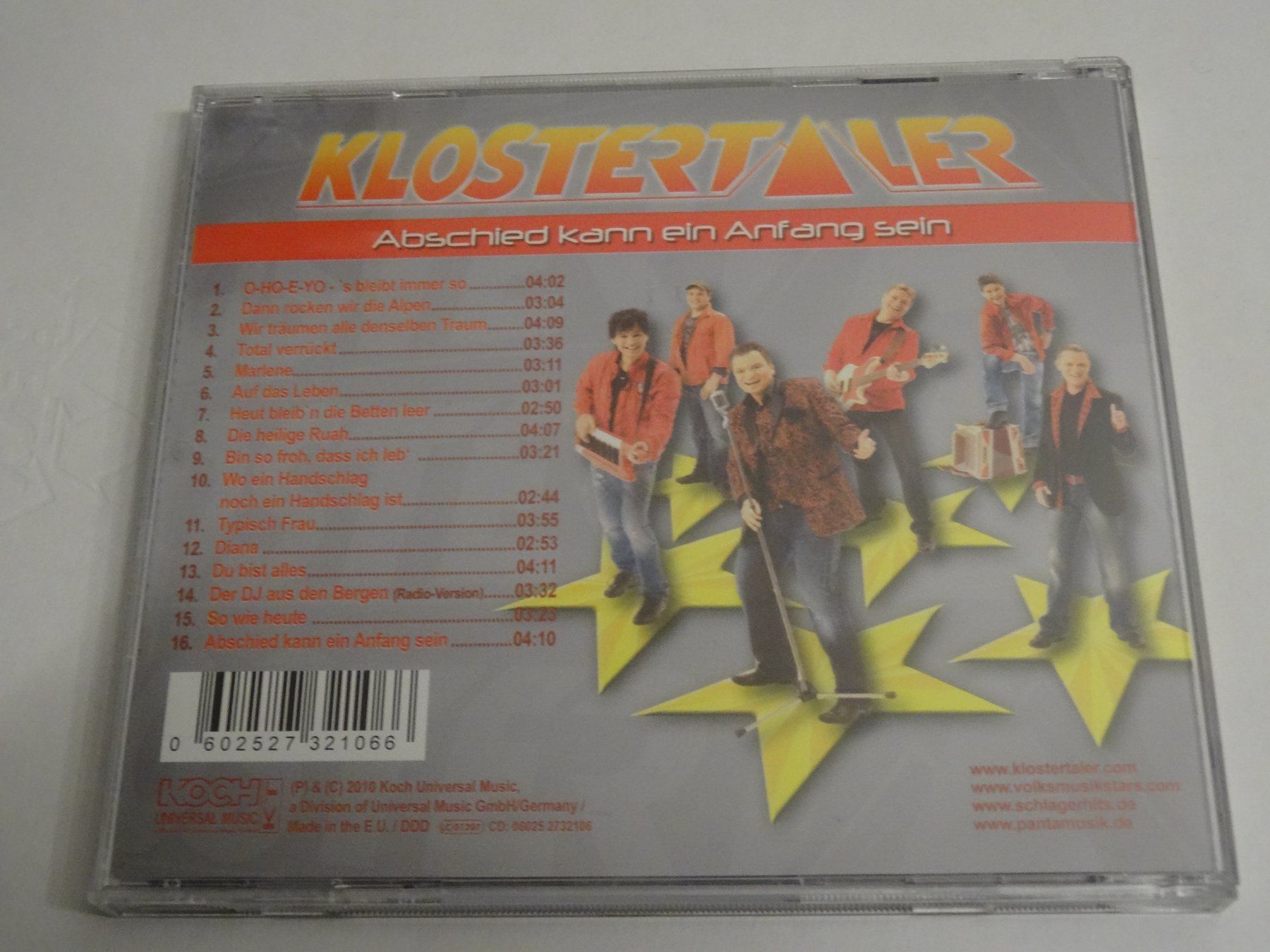 CD: Klostertaler CD - Abschied kann ein Anfang sein – Usato da Olten venduto da Disc-Ausverkauf 1