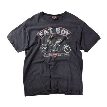 Vintage Harley Davidson Fat Boy T-Shirt  - L