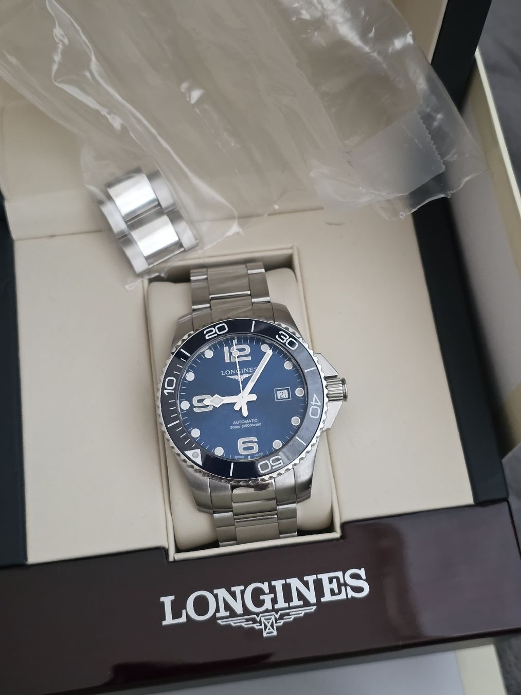 Longines Orologi: Longines HydroConquest Automatique Plongee 300m – Usato da Grand-Lancy venduto da Precision-GE 9
