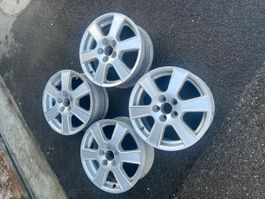4x Alufelgen Alutec 6.5x16 Zoll ET 40