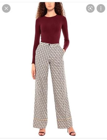 Bally zarte Hose Wolle/ Seide Gr 38