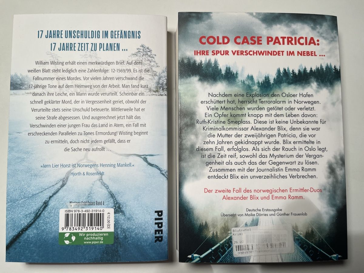Libri: Jorn Lier Horst – Usato da Neuenhof venduto da Ivita 1