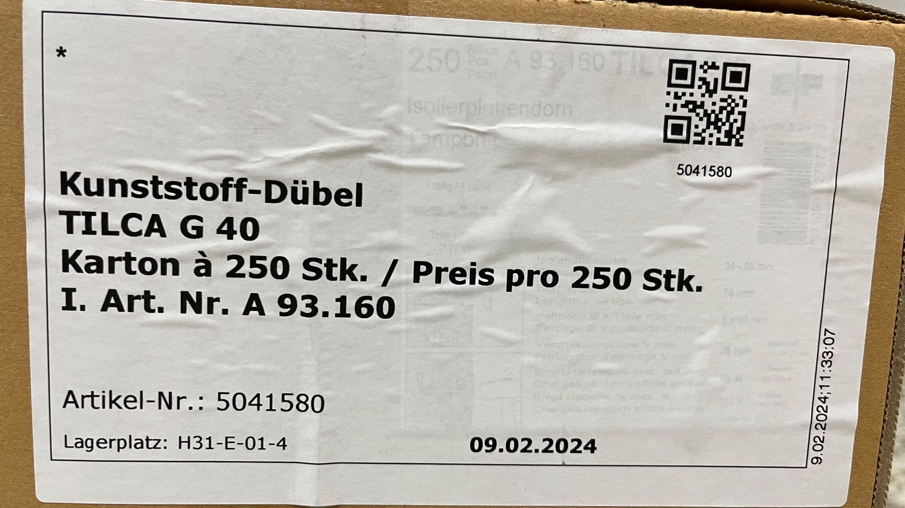 Tutti gli attrezzi: Kunststoff Dübel, Sager Tilca G 40 – Nuovo (secondo la descrizione) da Zürich venduto da Ro8006 1