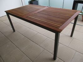 Gartentisch Alu/Holz