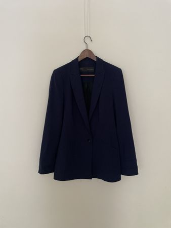 Zara Blazer Jacket Veste Blue (Taille - L)