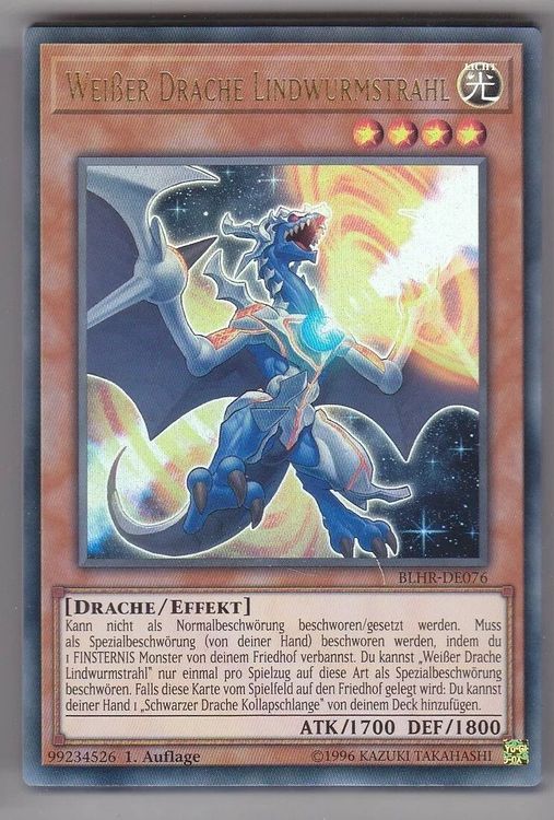 Yu-Gi-Oh! Karte Desperado – Pistolendrache Ultra Rare, Deutsch, In Toploader Mit Schutzhülle