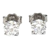 1.00ct. D/SI Diamantohrstecker 4-Griff Weissgold, LP 7.900,-