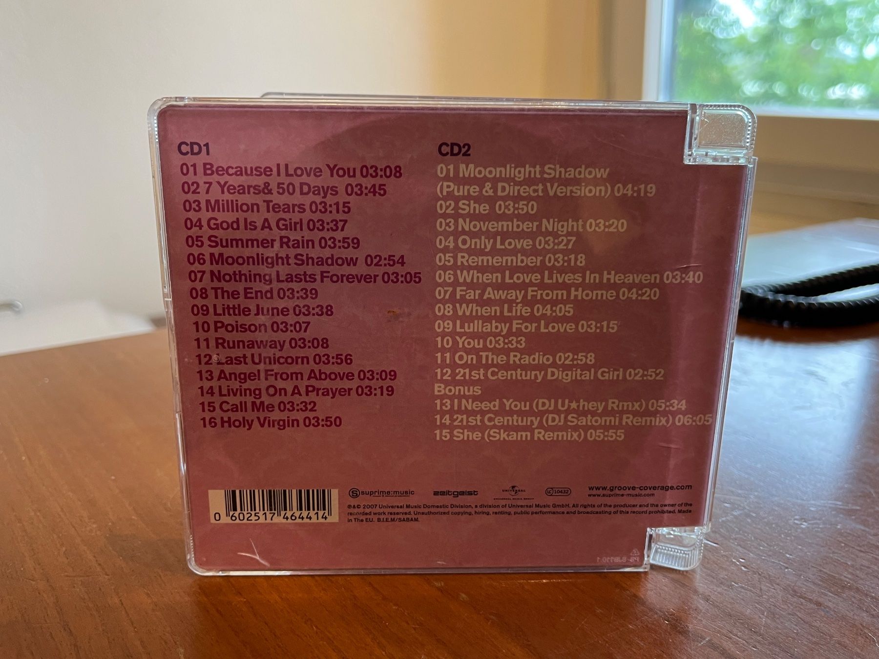 CDs: Groove Coverage - Greatest Hits - CD 1 fehlt! - HJ21A – Gebraucht aus Küsnacht ZH von Jazztilldawn 1