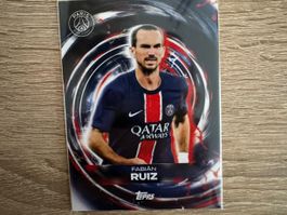 PSG Team 24/25 Topps Foil card  Fabian Ruiz