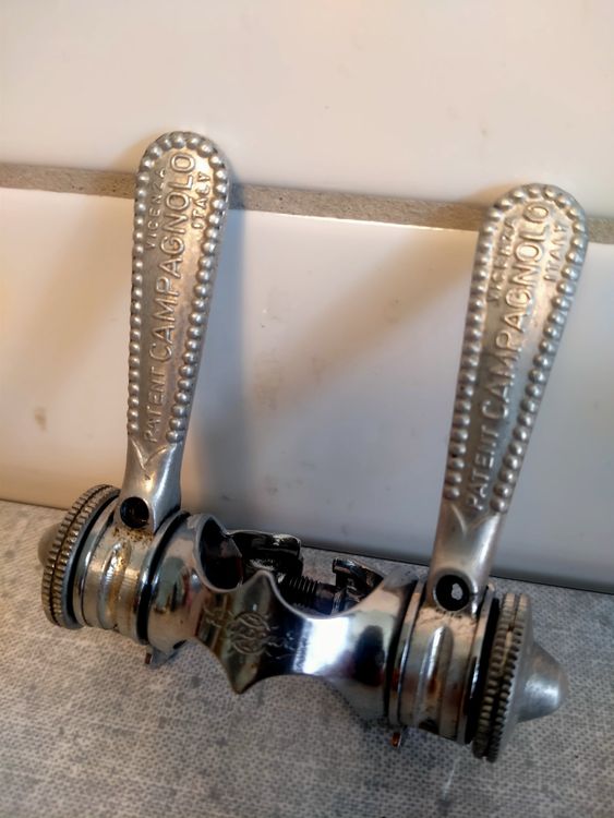 Pédales Campagnolo Gran Sport - Axe 9/16 - Rotation Fluide - Occasion Italie