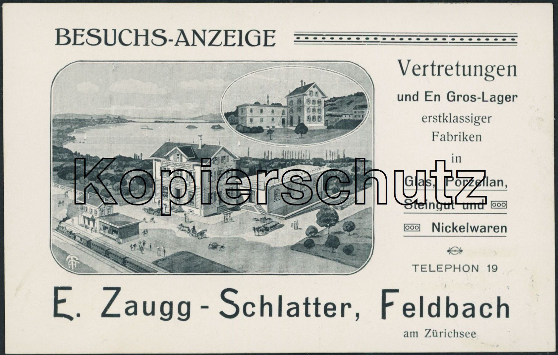 Ansichtskarten: ZH Rüti – Gebraucht aus Schindellegi von leecollect