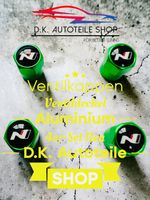 Hyundai N Ventilkappe Ventildeckel Aluminium 4er-Set Grün