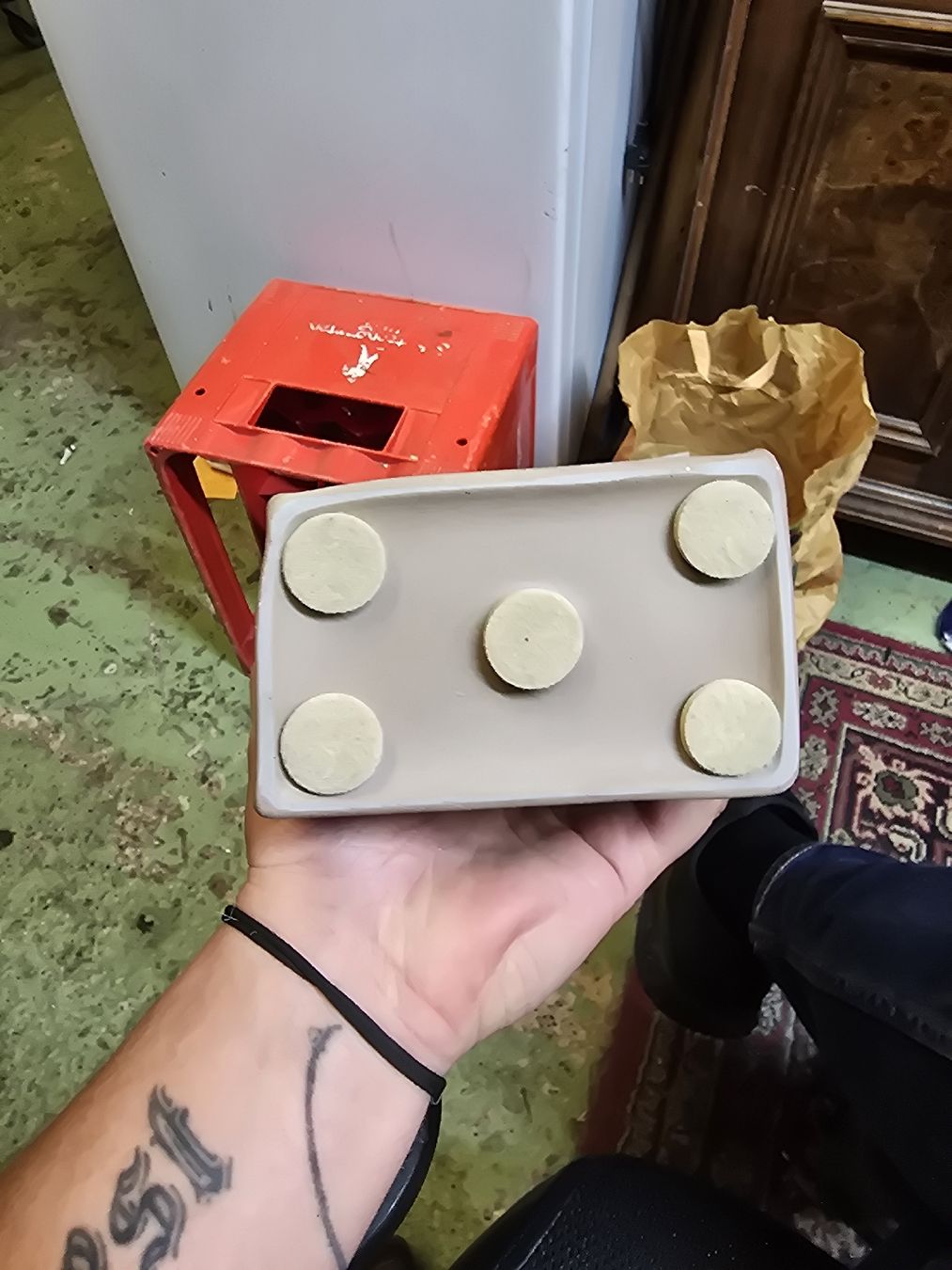 Vasi & Recipienti: Vase Papiertüte braun Keramik H20cm (D) – Usato da Rorschach venduto da TimelessTrading 3