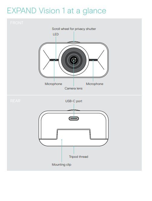 Kamera: EPOS EXPAND Vision 1 – Neu und originalverpackt aus Berneck von Koenner.J 4
