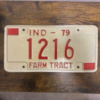 🇺🇸 1979 Vintage U.S. Autoschild - Indiana 1216