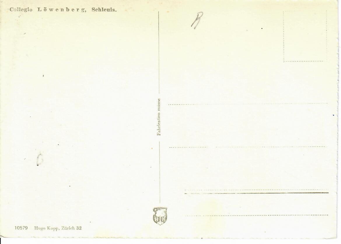 Cartoline postali: Collegio Löwenberg Schleuis – Usato da Hochdorf venduto da Ziegel-16 1