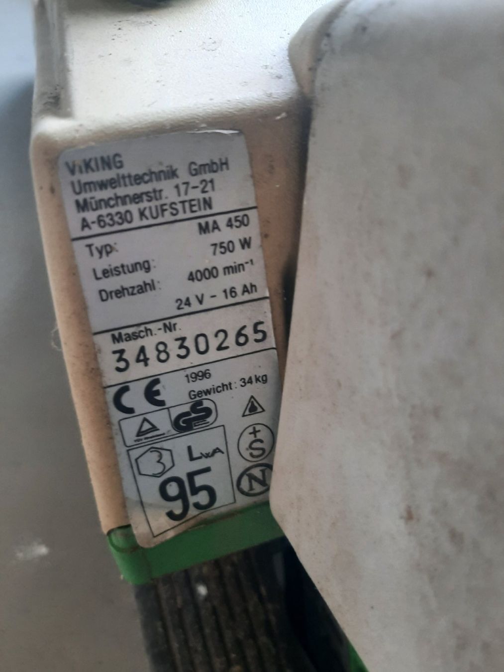 Viking Tagliaerba: Rasenmäher Viking MA 450 – Difettoso da Eschlikon TG venduto da Freitech.2015 6