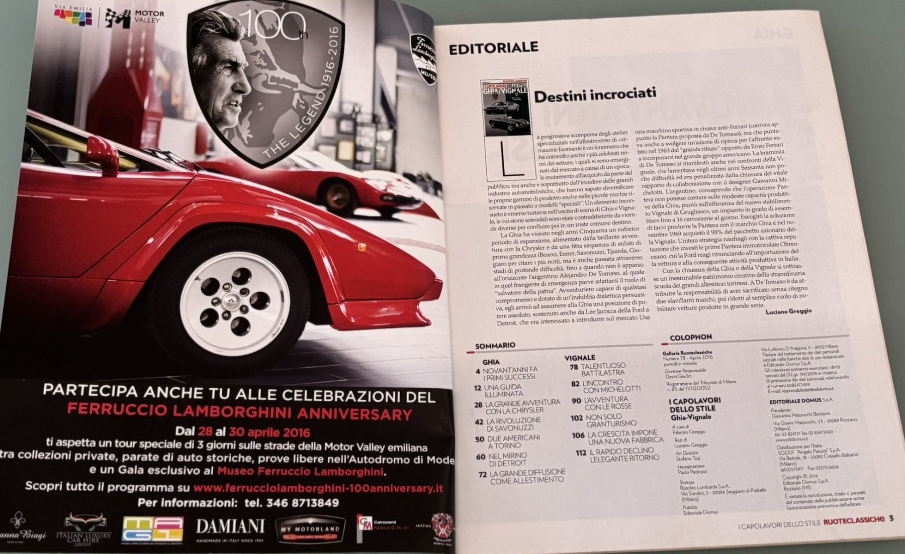 Ferrari Modellini d'auto: GHIA -  VIGNALE  * Ruoteclassiche 2016 – Usato da Sion venduto da lol_98vj 1