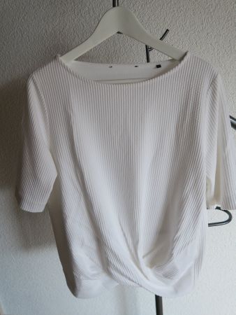 Shirt 3/4 Arm im Cord-Look - Gr. 42 - wie neu!