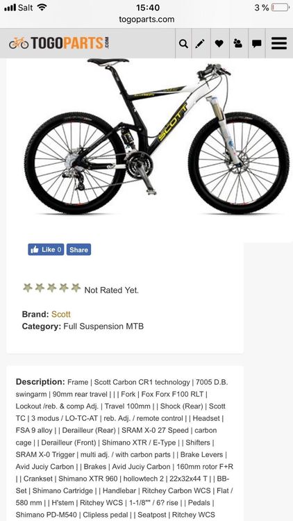 Scott genius hot sale rc10