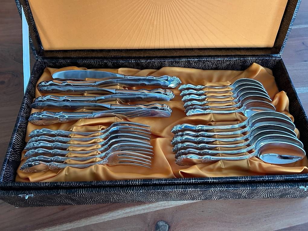 Bestecksets: Besteckkasten 50 tlg. Silberauflage – Gebraucht aus Hünenberg von fgg_v79c 2