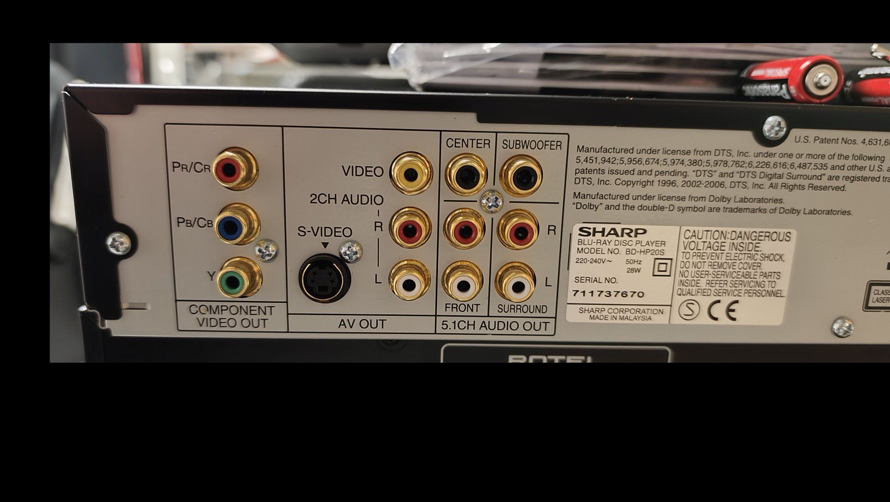 Sharp Lettore multimediale & Streamer: Blu-Ray-Player Sharp BD-HP20S – Usato da Bern venduto da Buybest24 4