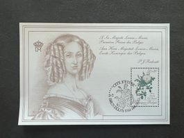 1990  Belgien rose Royal Block Erstag  (A373)