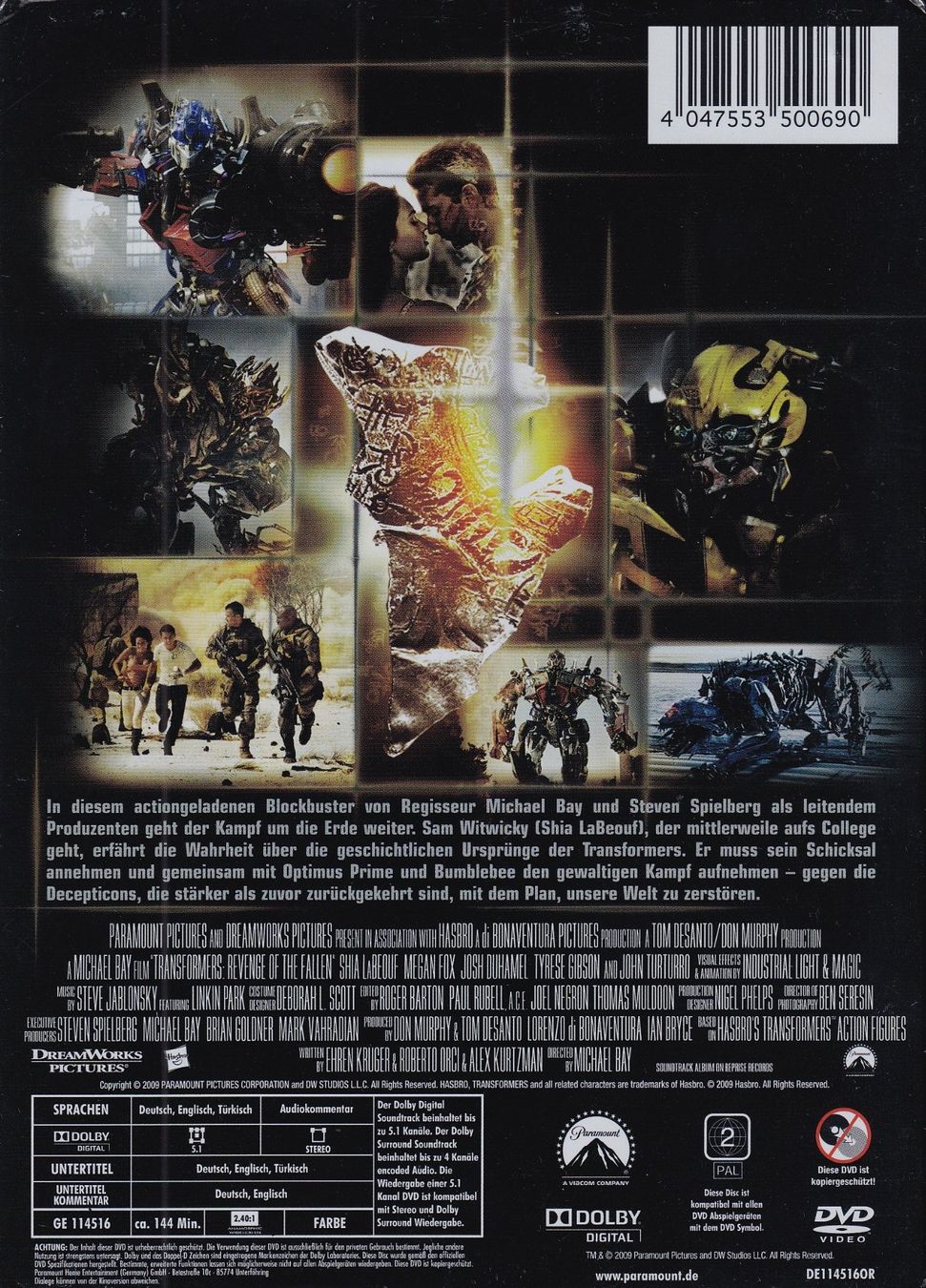Tutti i DVDs: DVD ab Fr. 1.--, Transformers - Die Rache – Usato da Lausen venduto da Mondeo10628 1