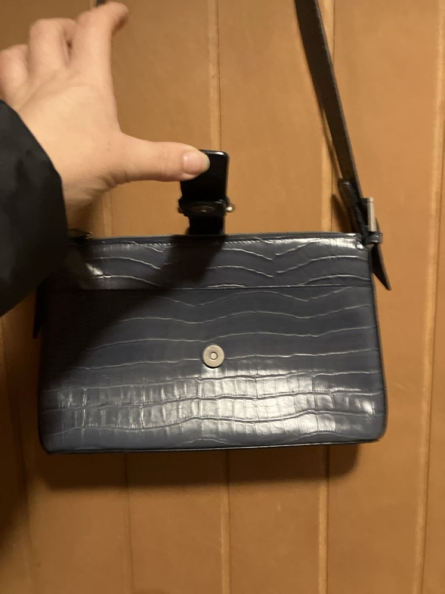 Taschen: Sac à main bleu effet croco, élégant et stylé – Neu (gemäss Beschreibung) aus Bex von epsonstylus 2