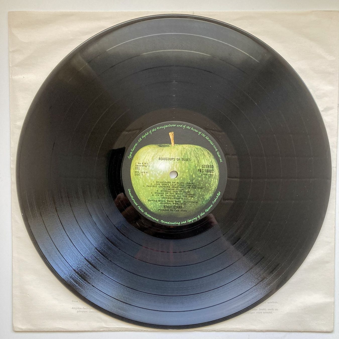 Schallplatten: LP Ringo Starr - Beaucoups of Blues – Gebraucht aus Küttigen von Jupiterfred 3
