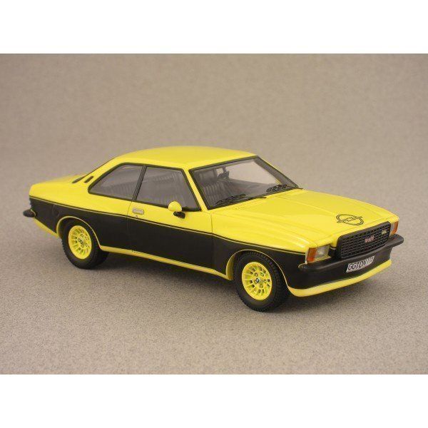 Opel Modellini d'auto: Opel Commodore B GS/E "Steinmetz" 1973 gelb / schwarz   1:43 – Nuovo e nell'imballaggio originale da Gerlafingen venduto da espero88 3