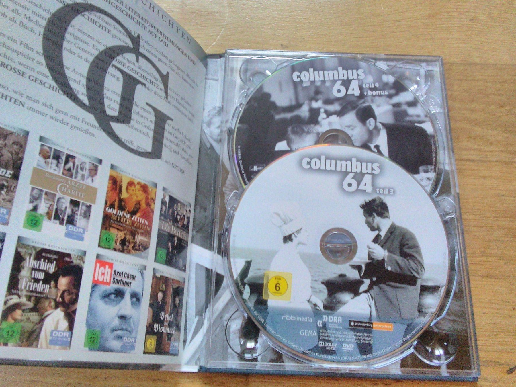 Tutti i DVDs: Columbus 64   (Armin Müller-Stahl) – Usato da St.Galllen venduto da elkaphone 2