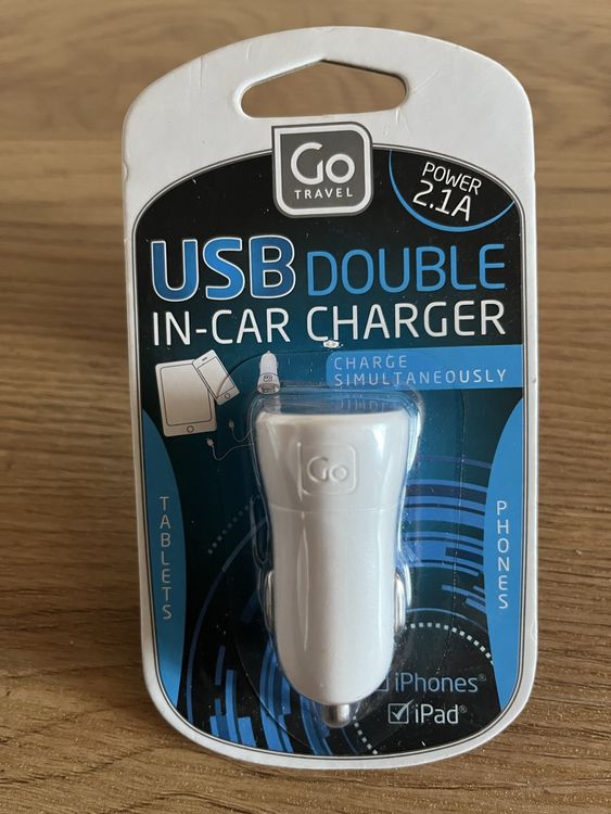 Neuer USB Doppel Auto Charger,Top Zustand,Weiss (Neu und ...