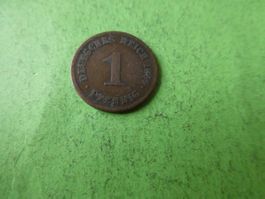 Dt. Reich 1889 D, 1 Pfennig