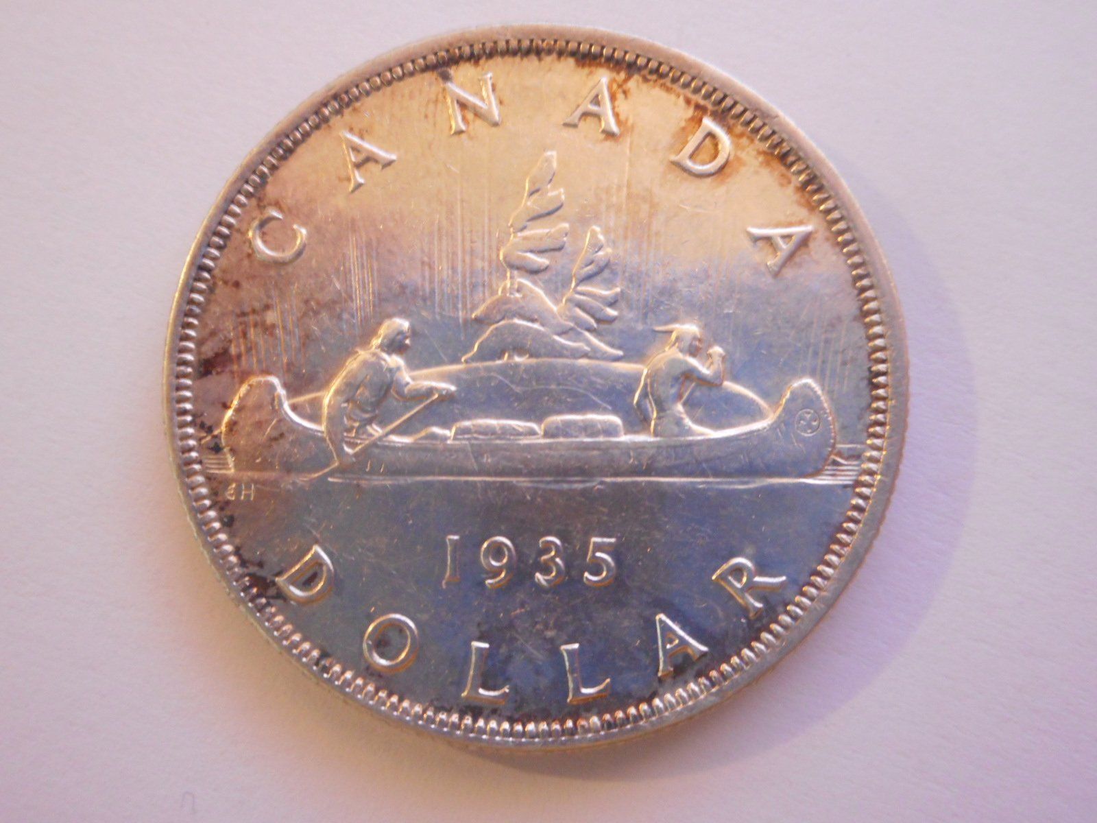 Tutti le monete: 1935   1 Dollar Canada  silber – Usato da Kriegstetten venduto da pizlad2010