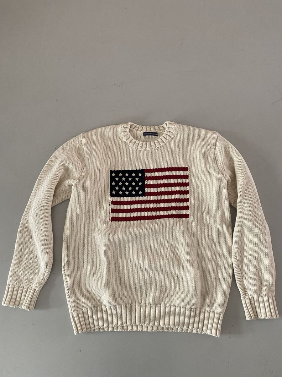 Brandy Melville Maglioni & Felpe: Pulli mit amerikanischer Flagge  – Usato da Basel venduto da riesther