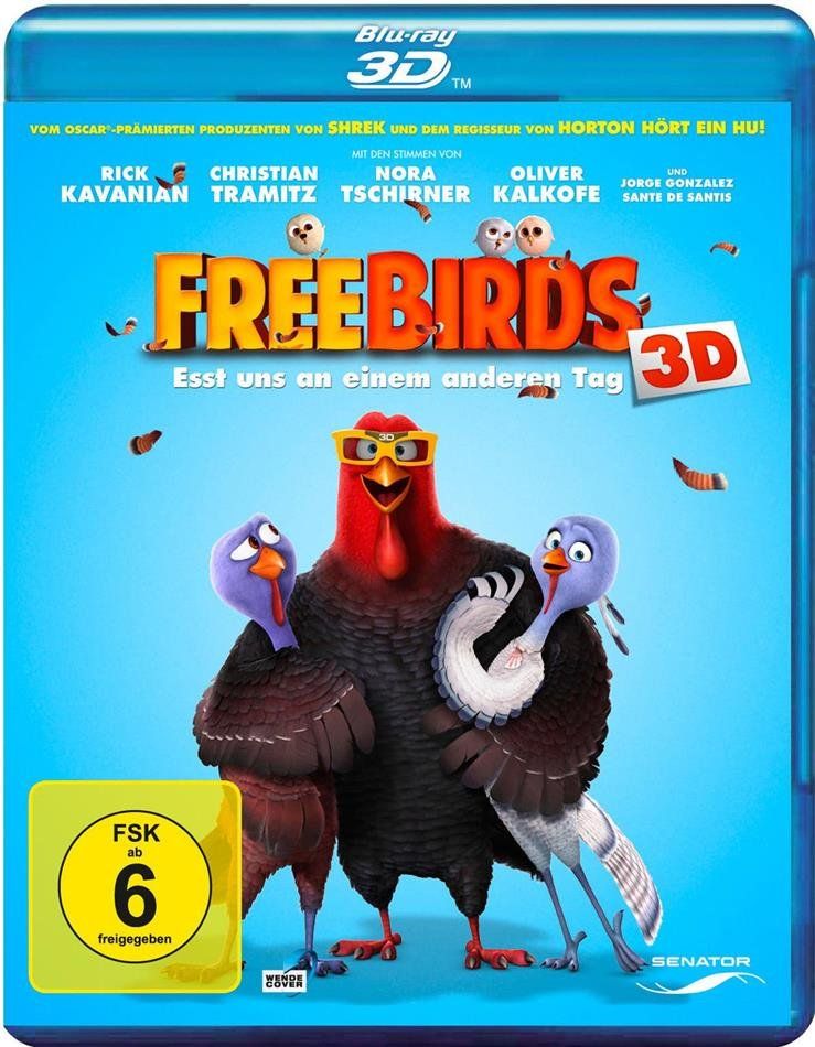 Tutti i DVDs: Free Birds (Blu-Ray 3D (+2D) – Nuovo (secondo la descrizione) da Bern venduto da Frebo