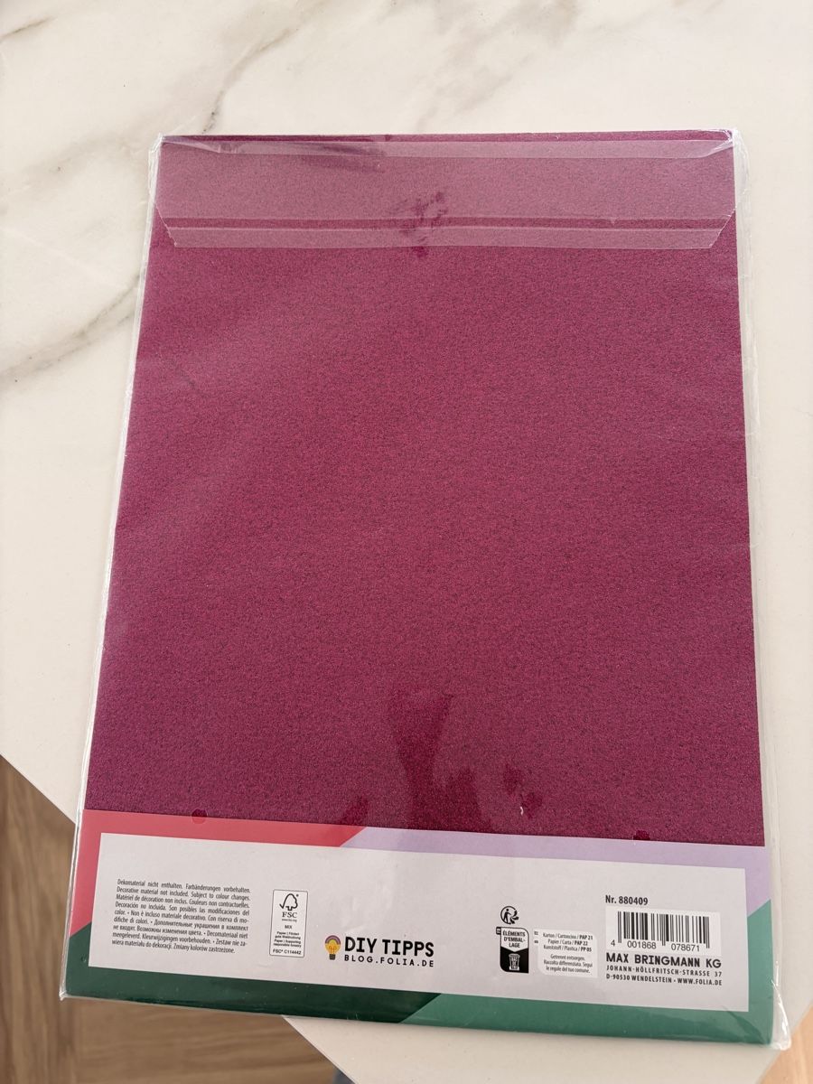 Carta: Glitzer Papier Set, 10 Blatt, Bastelspass – Nuovo e nell'imballaggio originale da Wallisellen venduto da andrea.winter 1