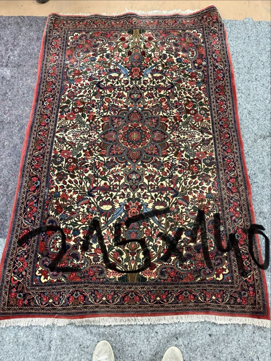 Tapis oriental noué main à motifs floraux 215x140 cm (Gebraucht) in ...