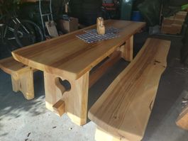 Rustikales Tischset aus Holz