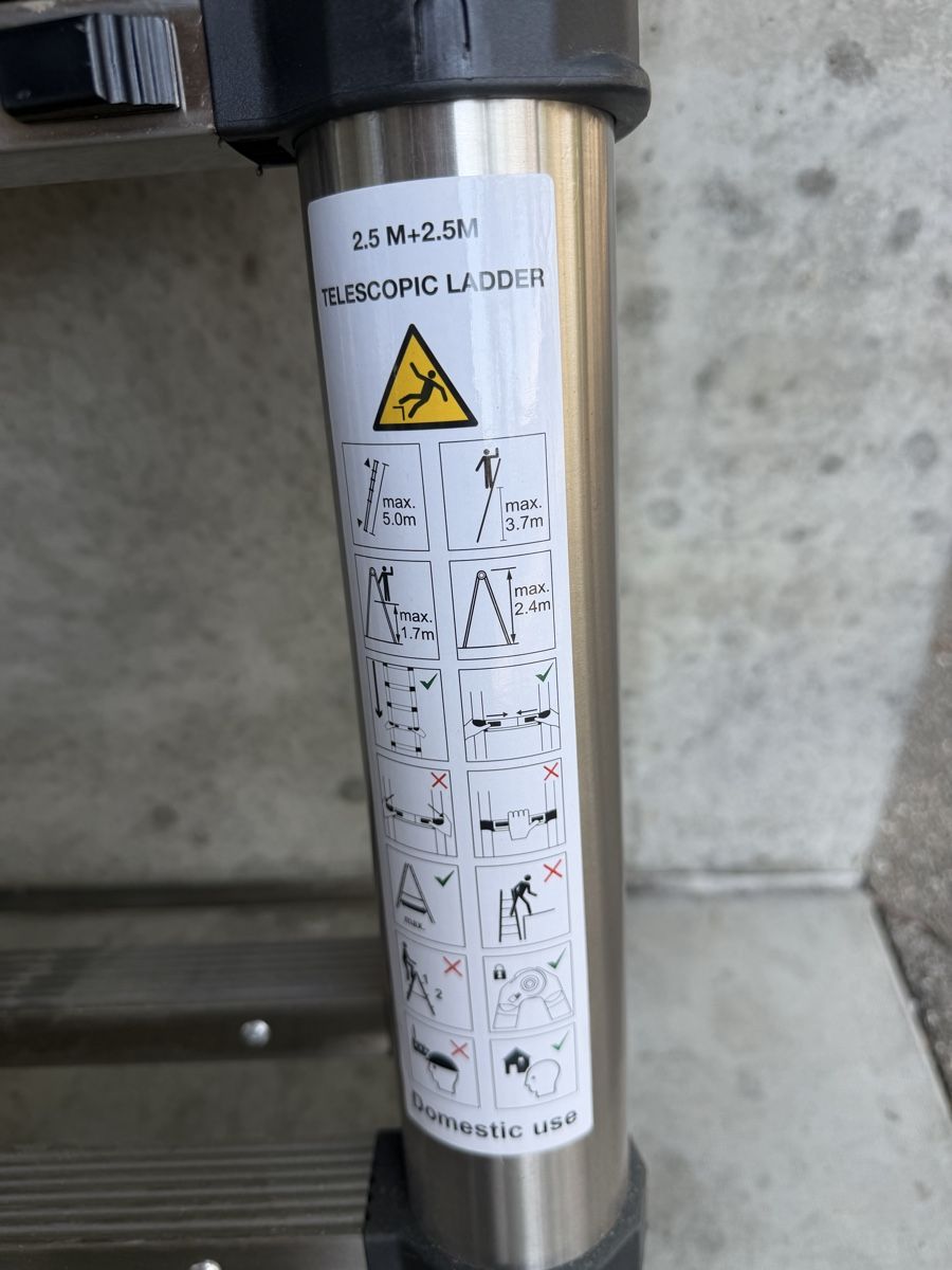 Echelles: Teleskopleiter 2.5M+2.5M Aluminium – Neuf (Voir description) à Zürich par Ermsa 7